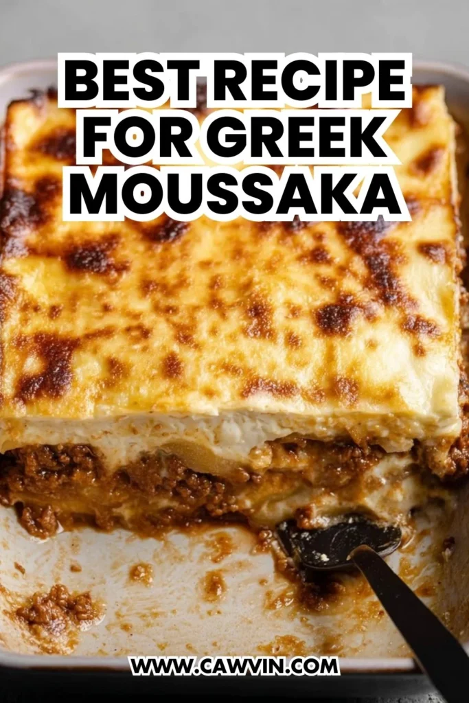 BEST Recipe For Greek Moussaka - Easy Peasy Recipes