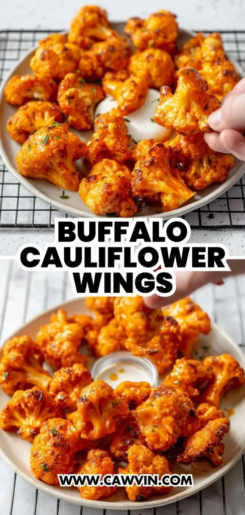 Buffalo Cauliflower Wings 2 1 - Easy Peasy Recipes