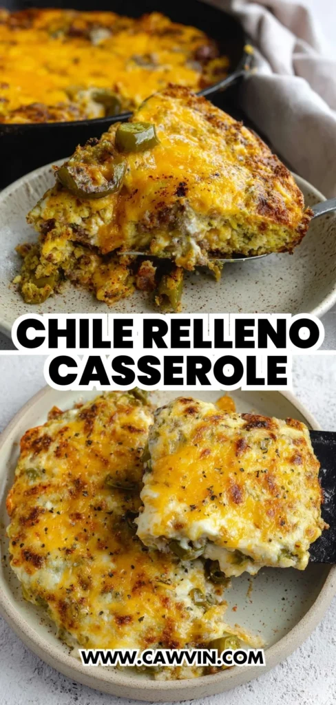 Chile Relleno Casserole 2 1 - Easy Peasy Recipes