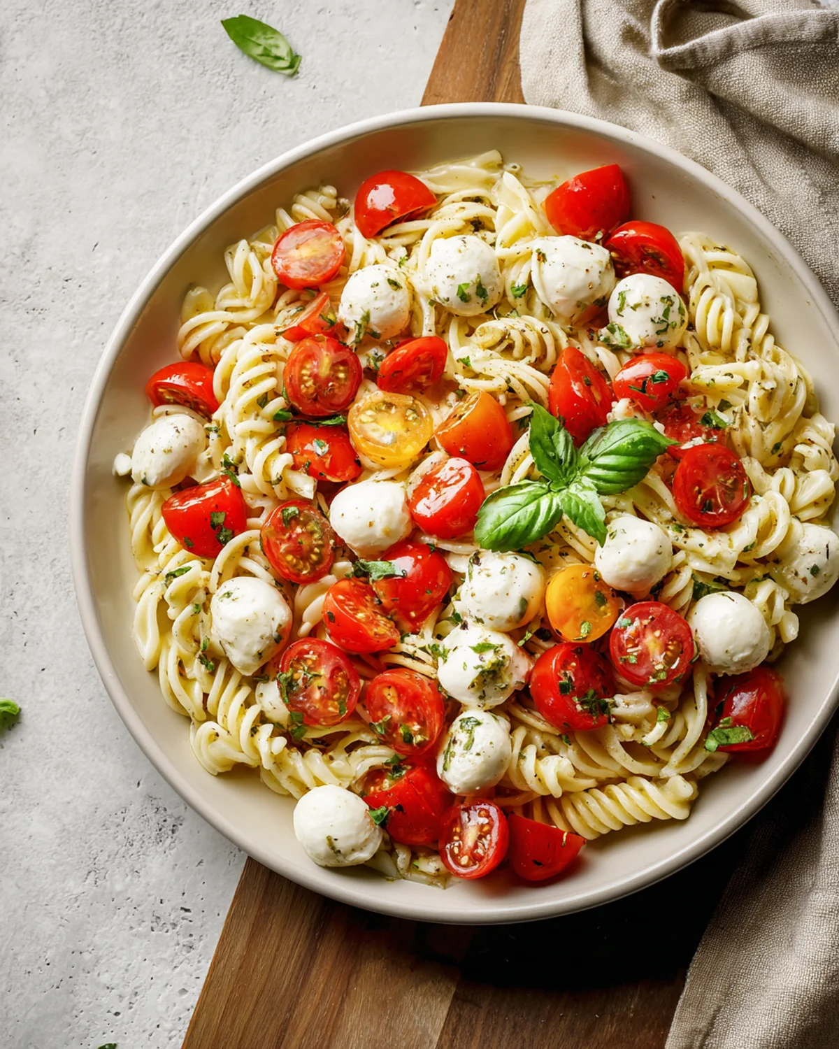 Creamy Caprese Pasta Salad - Image 2