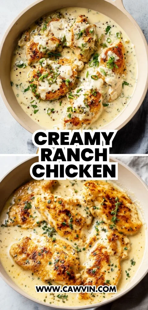 Creamy Ranch Chicken 2 1 - Easy Peasy Recipes