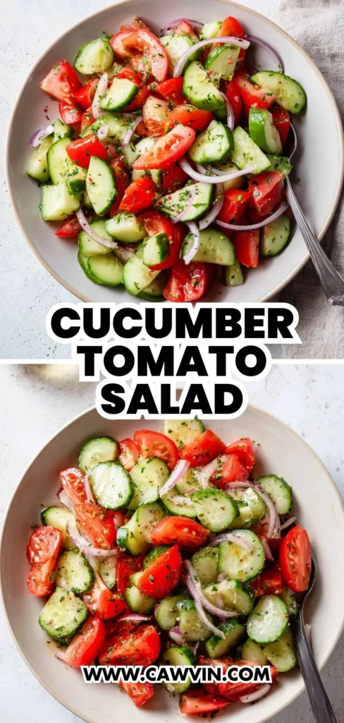 Cucumber Tomato Salad 2 1 - Easy Peasy Recipes