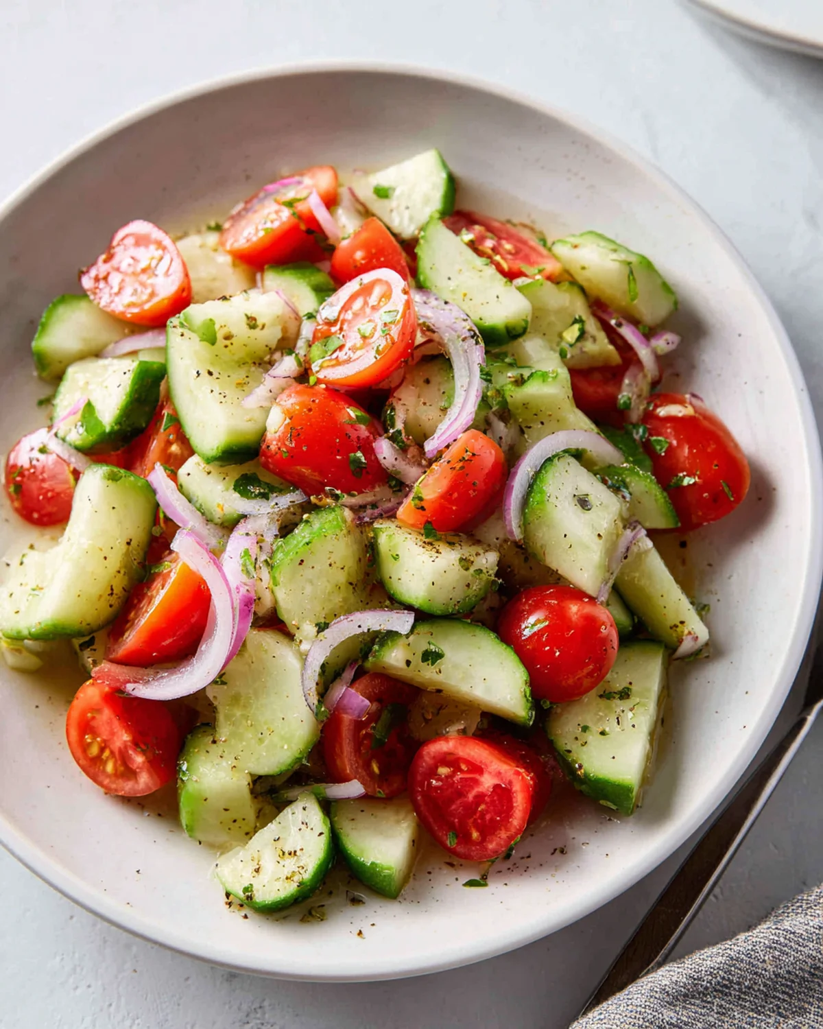 Cucumber Tomato Salad - Image 4