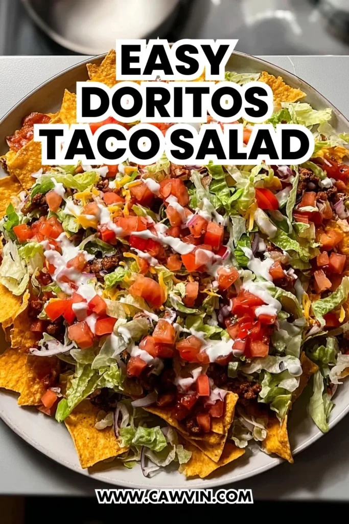 Easy Doritos Taco Salad - Easy Peasy Recipes