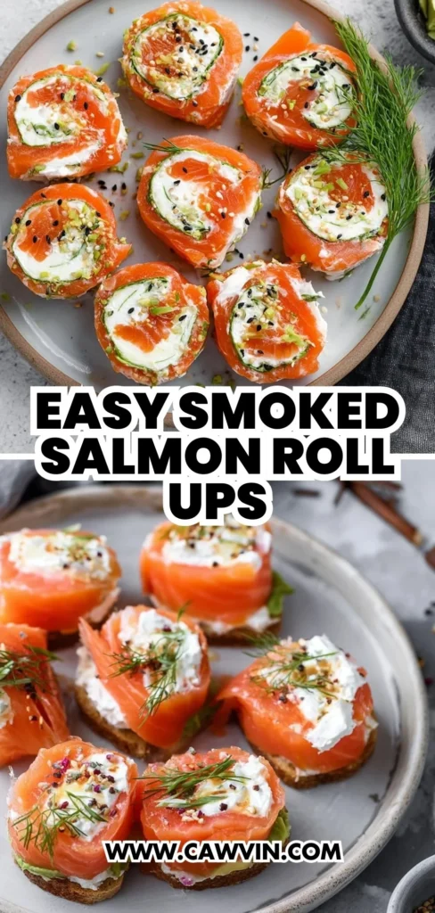 Easy Smoked Salmon Roll Ups 2 1 - Easy Peasy Recipes
