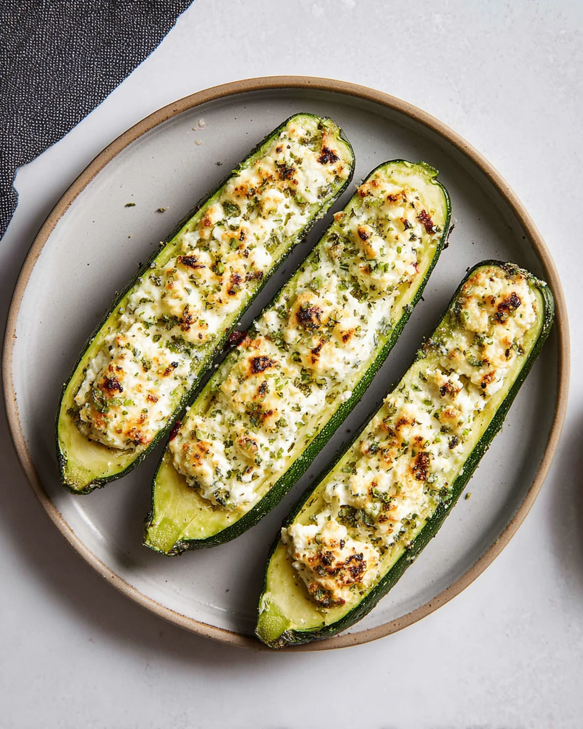 Feta Cheese Stuffed Zucchini - Image 4
