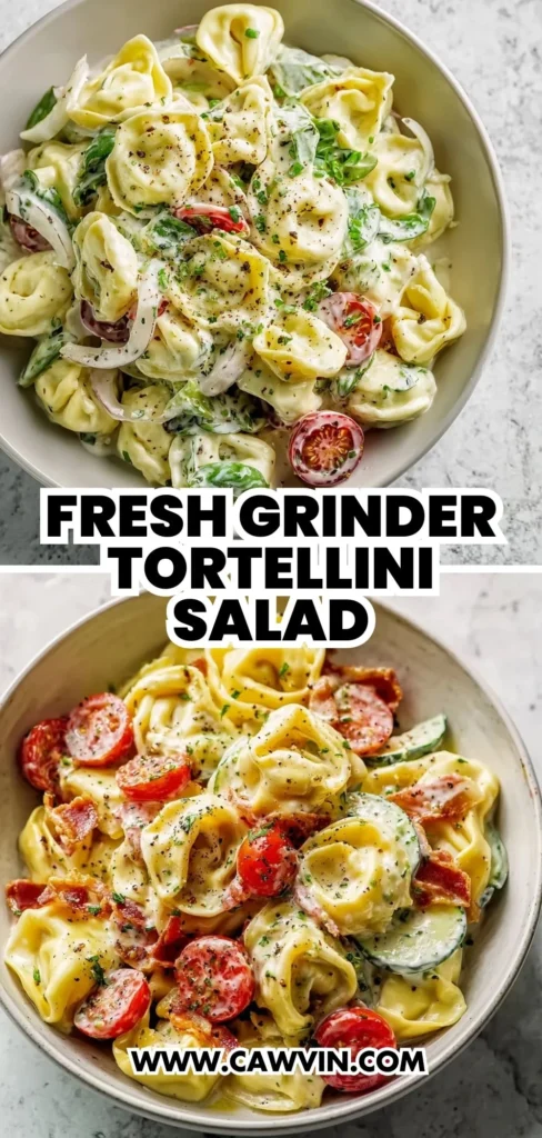 Fresh Grinder Tortellini Salad 2 1 - Easy Peasy Recipes