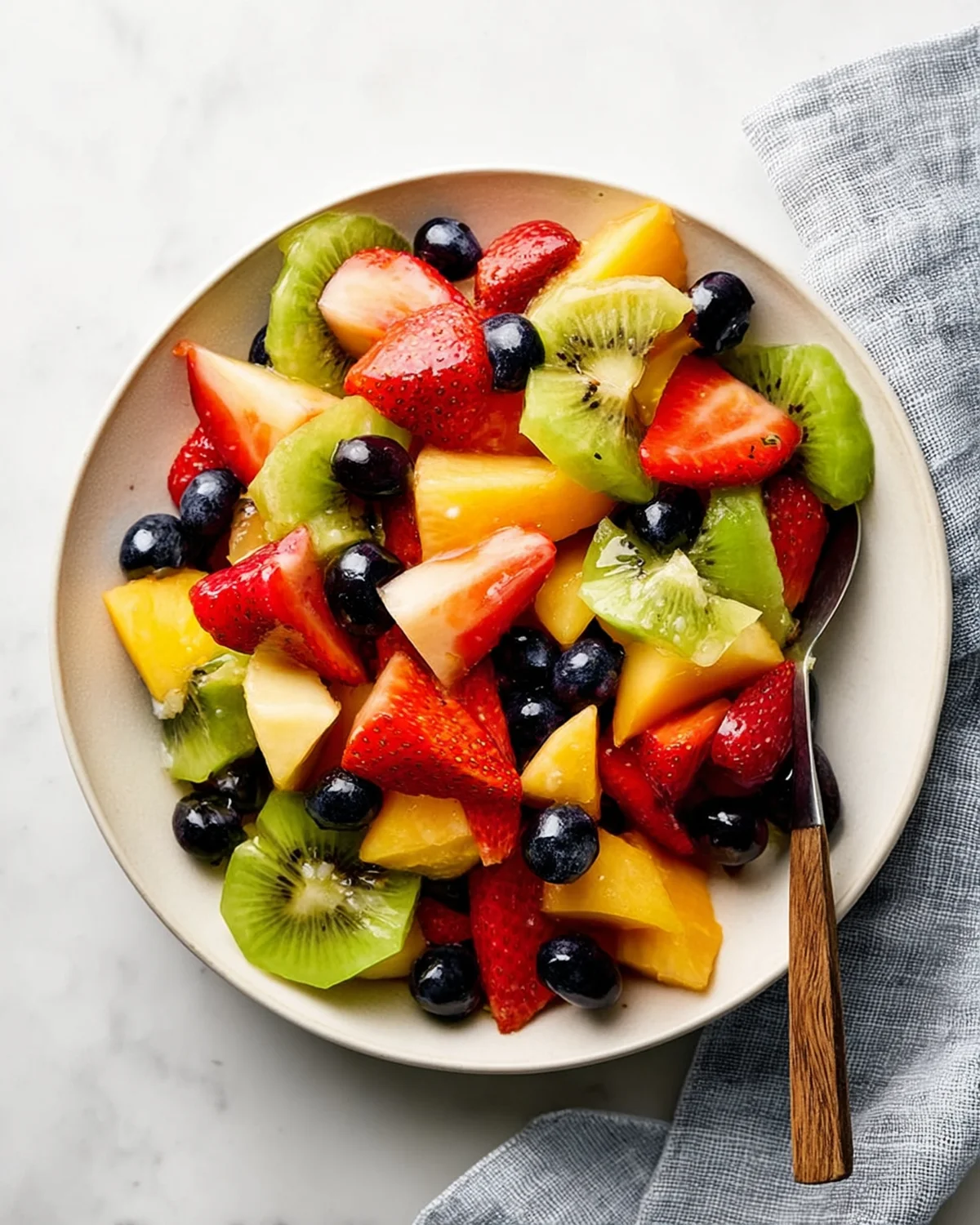 Fruit Salad with Honey Lime Dressing - Image 2