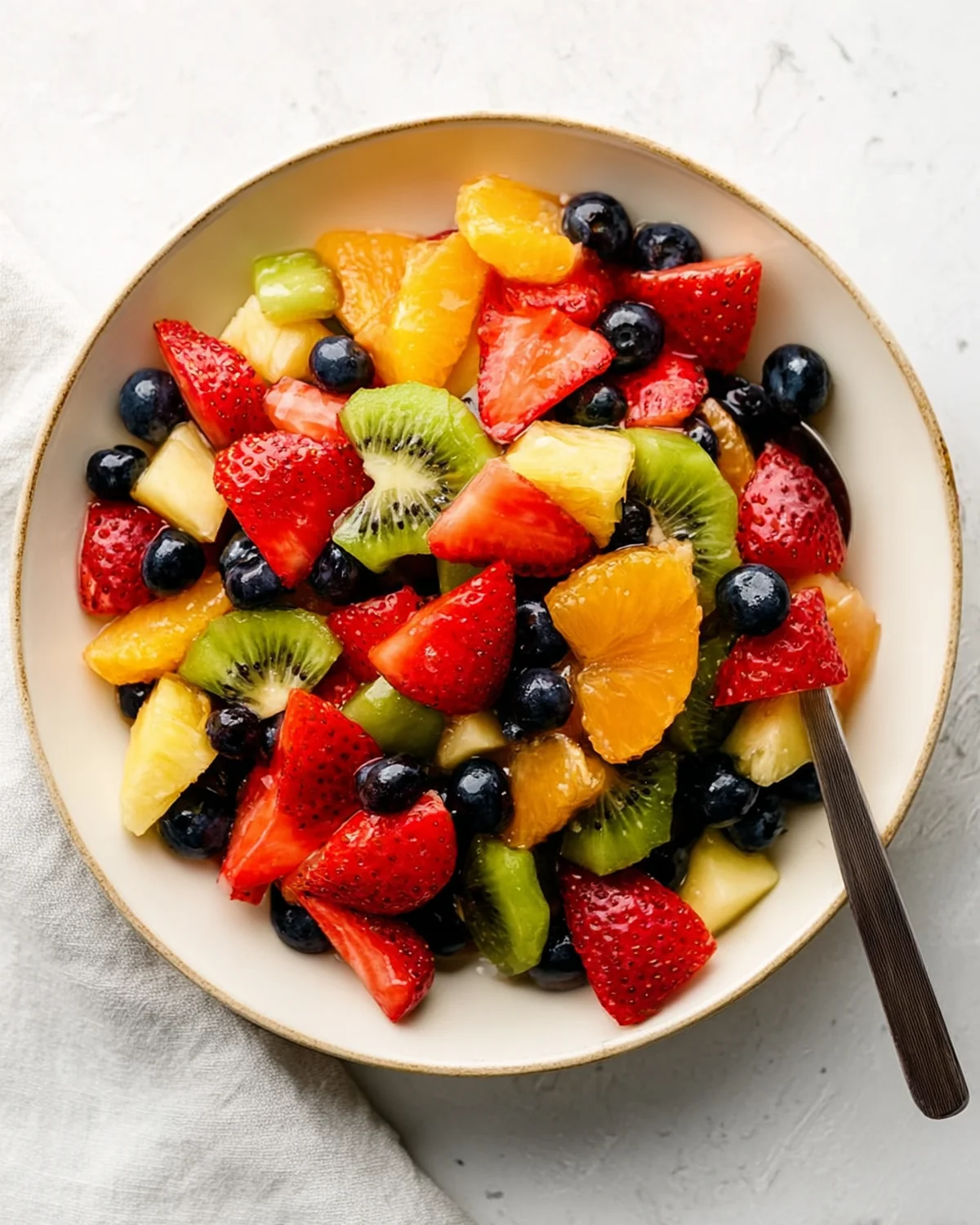 Fruit Salad with Honey Lime Dressing - Image 3