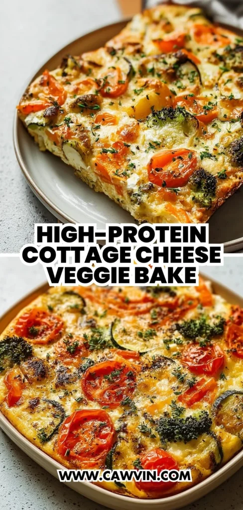 High Protein Cottage Cheese Veggie Bake Recipe 2 1 - Easy Peasy Recipes