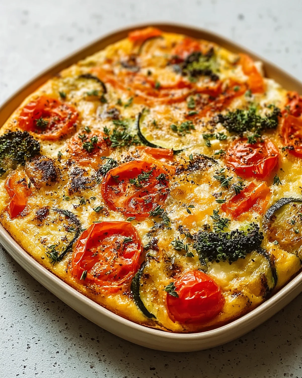 High-Protein Cottage Cheese Veggie Bake Recipe - Image 3