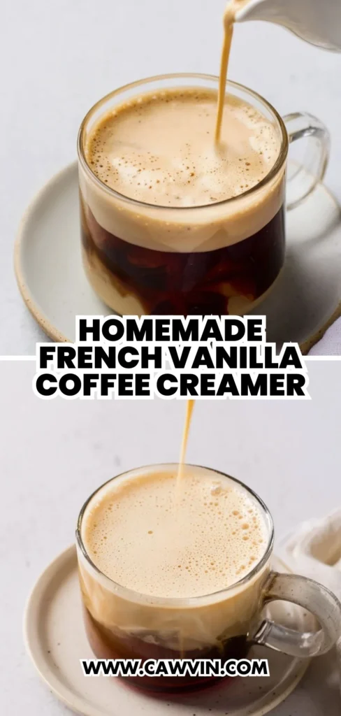 Homemade French Vanilla Coffee Creamer 2 1 - Easy Peasy Recipes