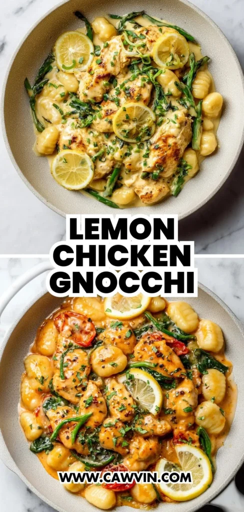 Lemon Chicken Gnocchi 2 1 - Easy Peasy Recipes