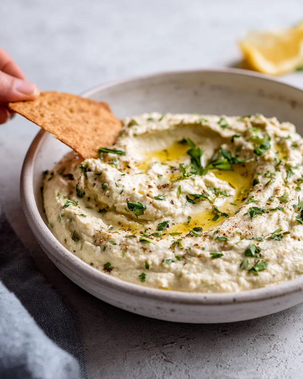 Lemon and Herb White Bean Dip - Image 2