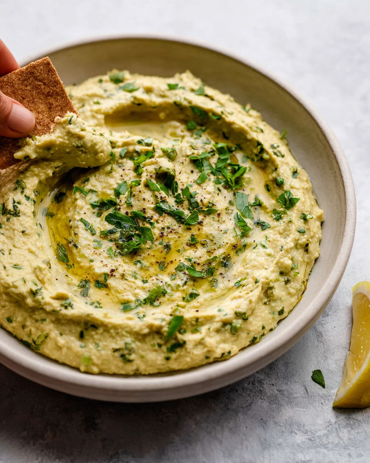 Lemon and Herb White Bean Dip - Image 4