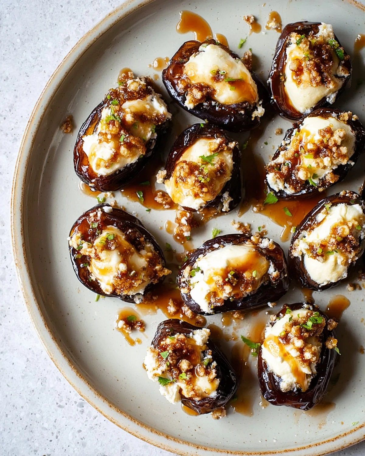 Mascarpone Stuffed Dates with Maple Drizzle - Image 2