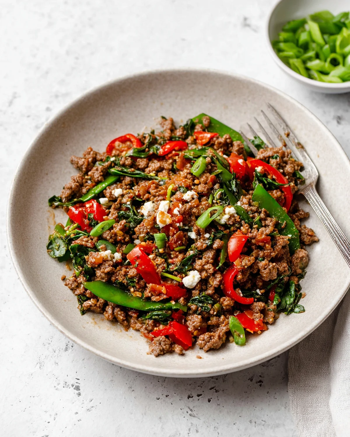 Mediterranean Ground Beef Stir Fry - Image 2