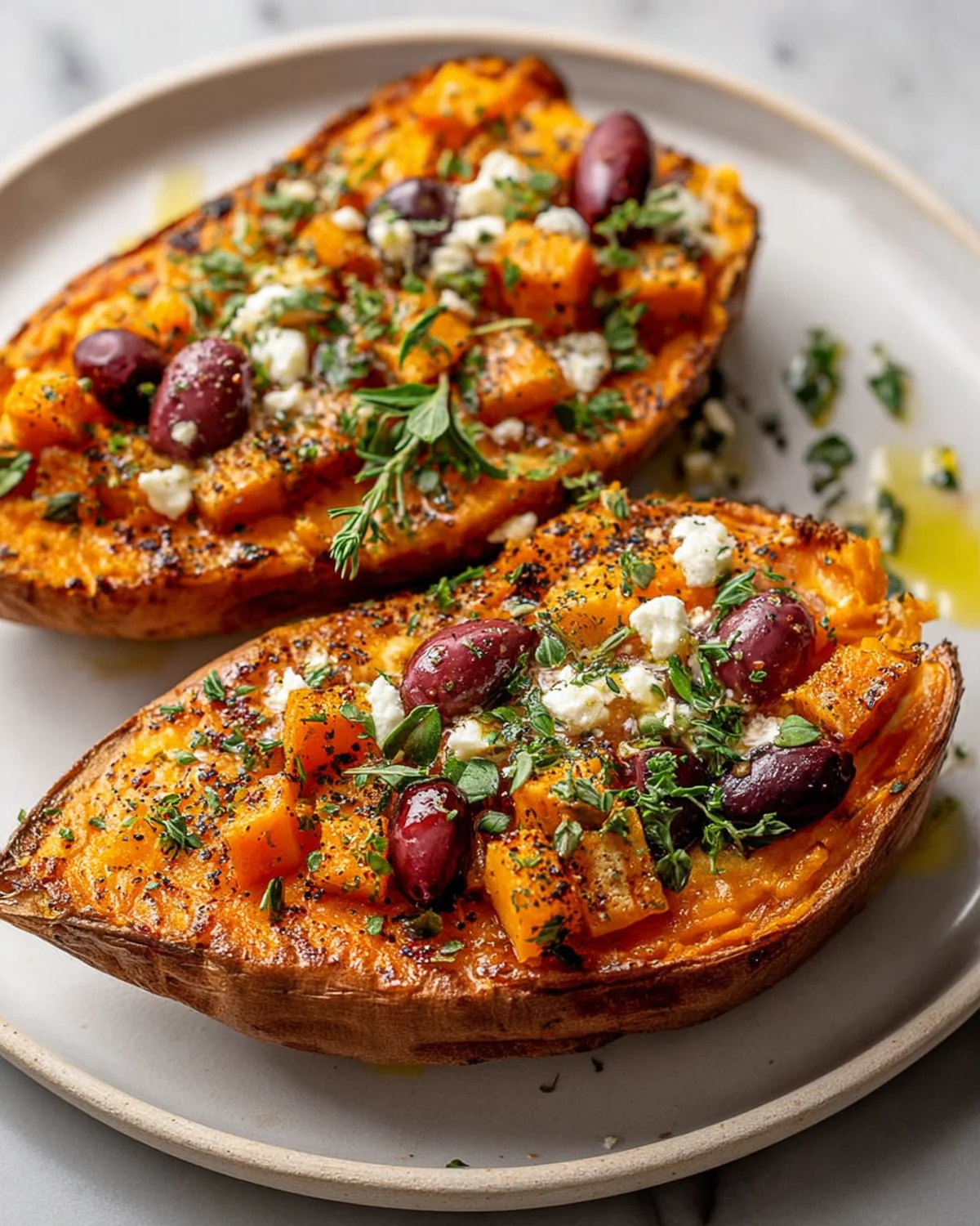 Mediterranean Stuffed Sweet Potatoes - Image 3