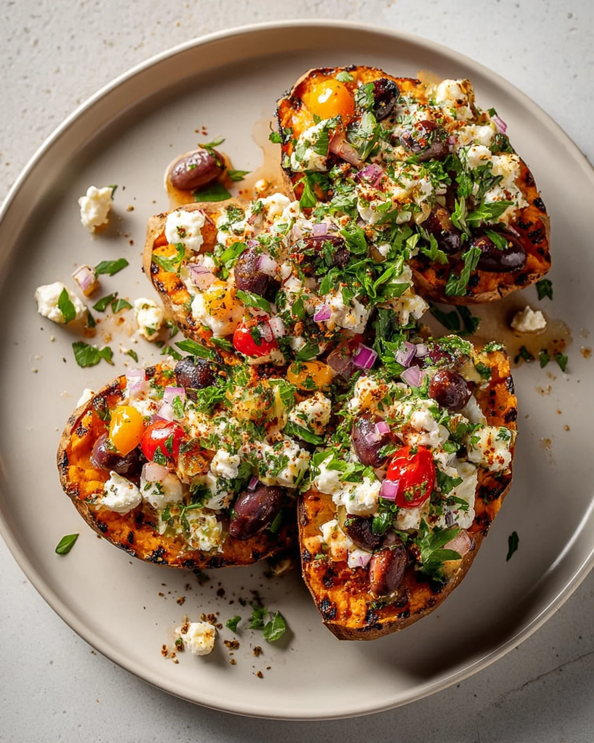 Mediterranean Stuffed Sweet Potatoes - Image 4