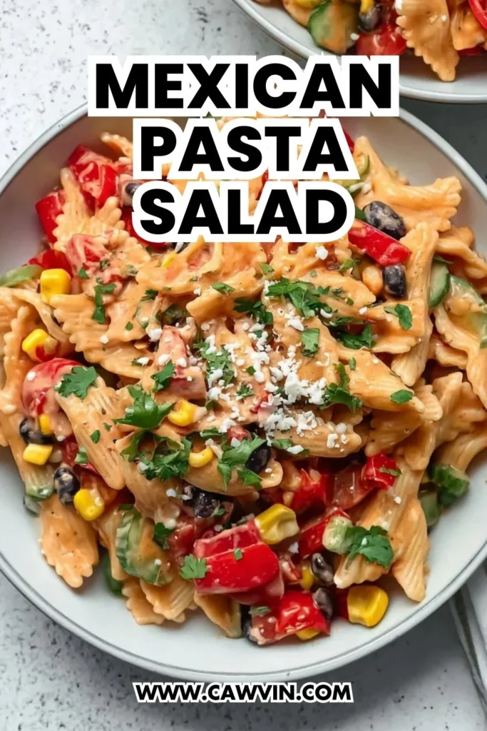 Mexican Pasta Salad - Easy Peasy Recipes