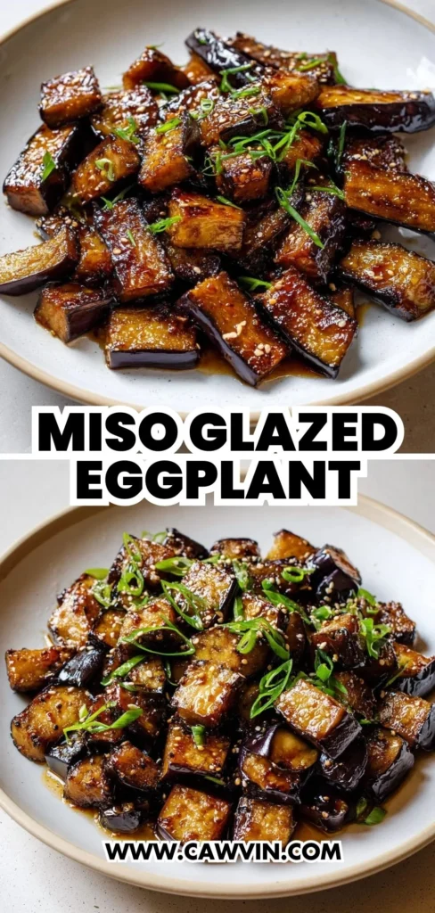 Miso Glazed Eggplant 2 1 - Easy Peasy Recipes