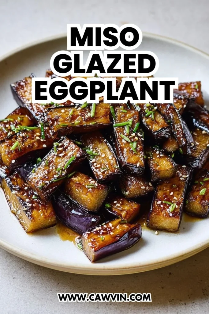 Miso Glazed Eggplant - Easy Peasy Recipes