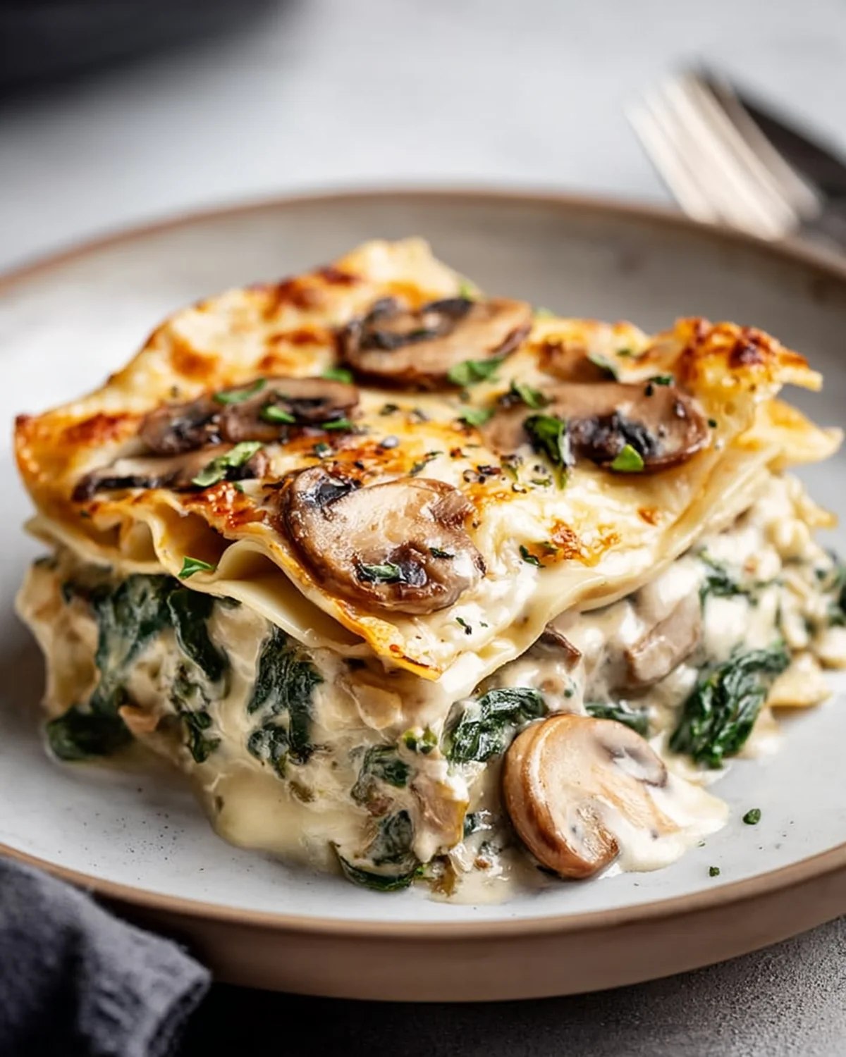 Mushroom And Spinach Lasagna Recipe - Image 2