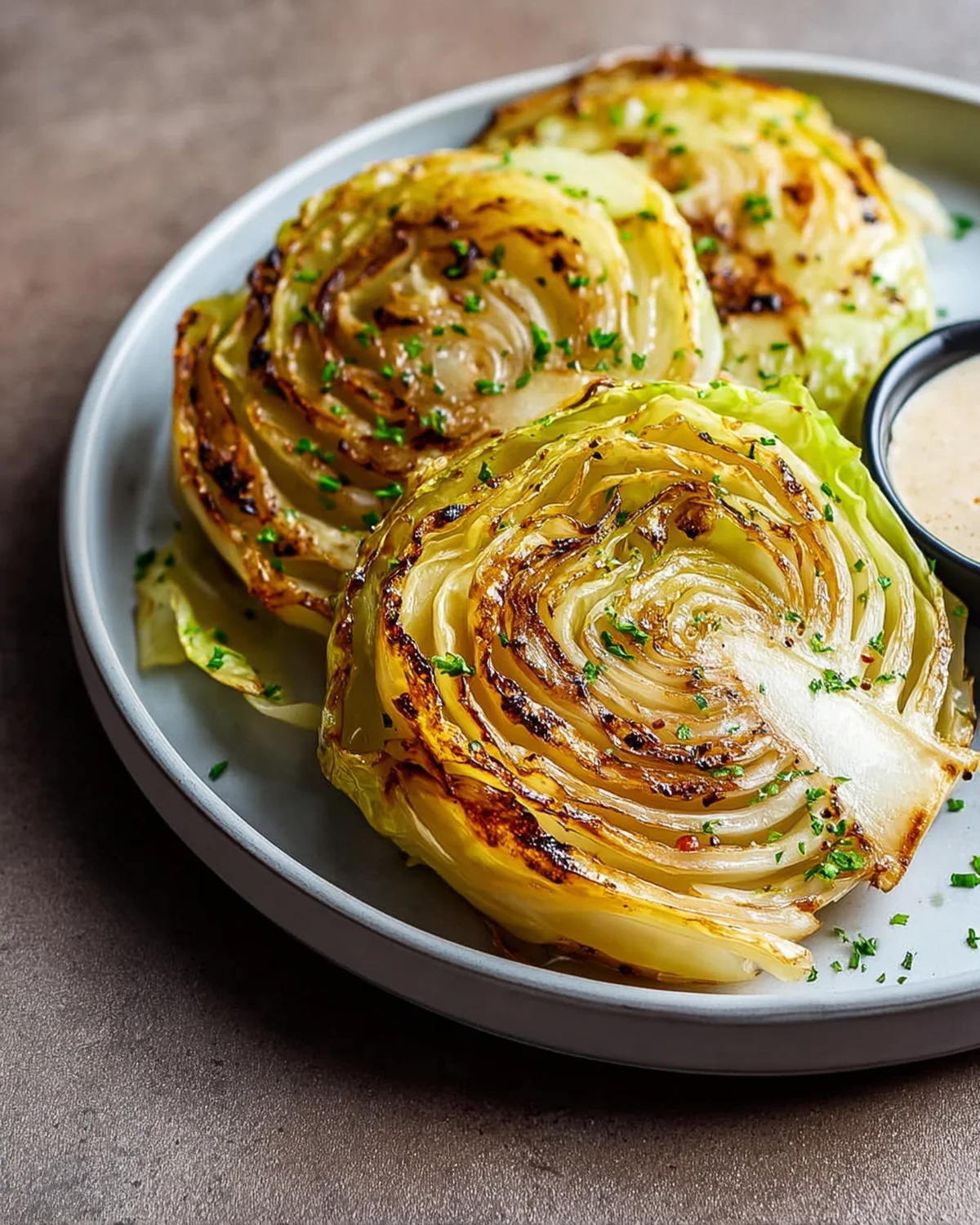 Oven Roasted Garlic Cabbage Steaks - Image 2