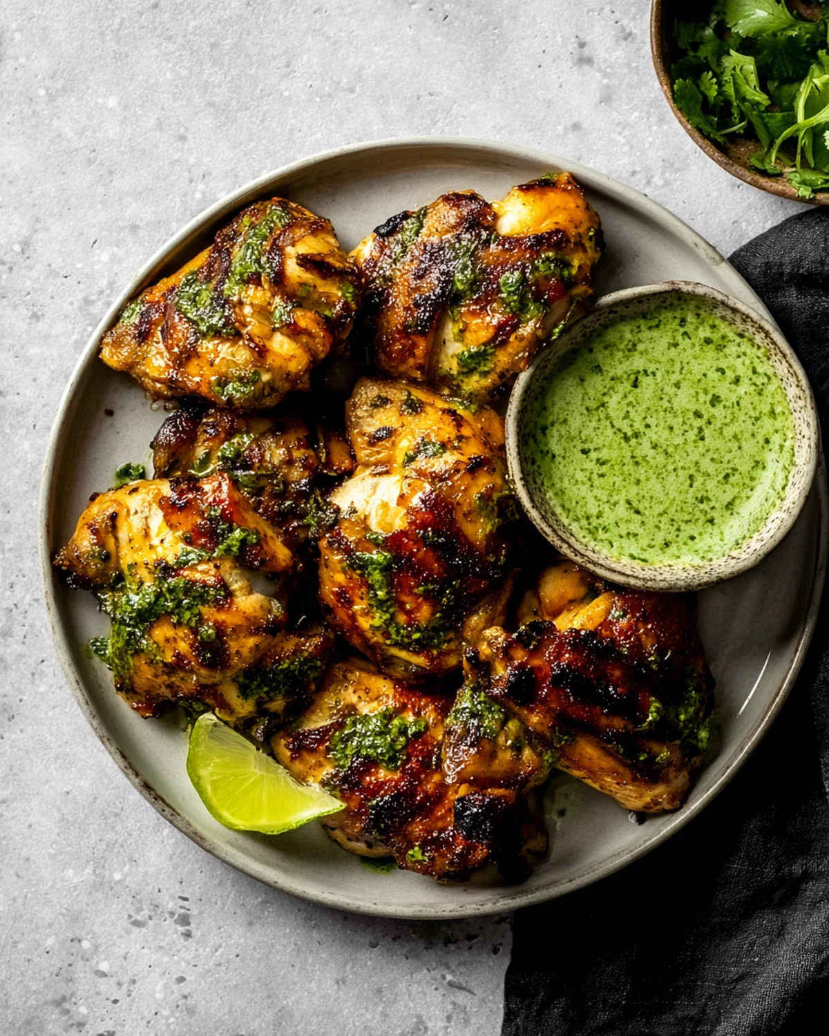 Peruvian Chicken with Green Sauce - Image 2