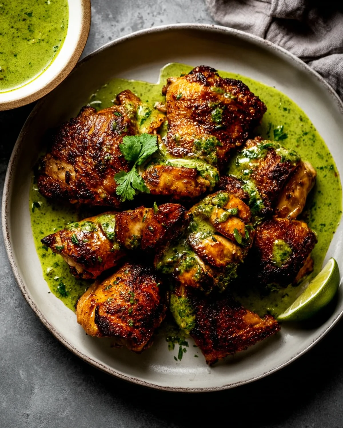 Peruvian Chicken with Green Sauce - Image 3