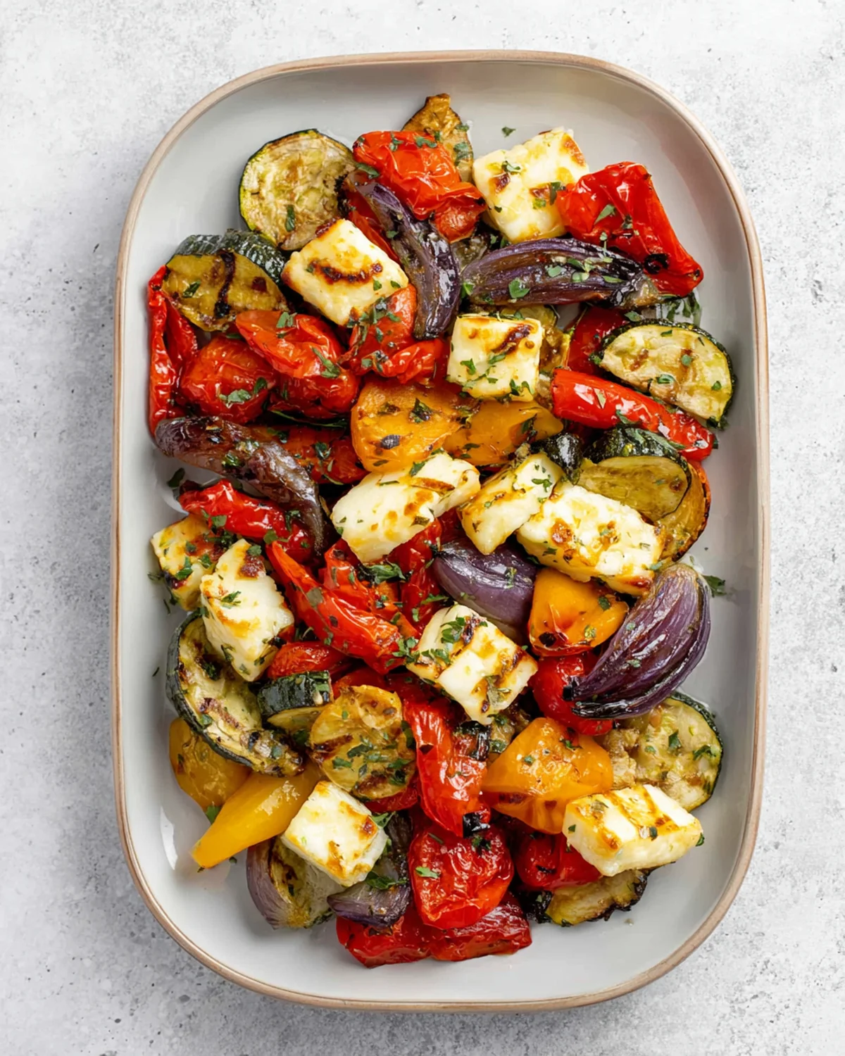 Roasted Mediterranean Vegetables and Halloumi - Image 2
