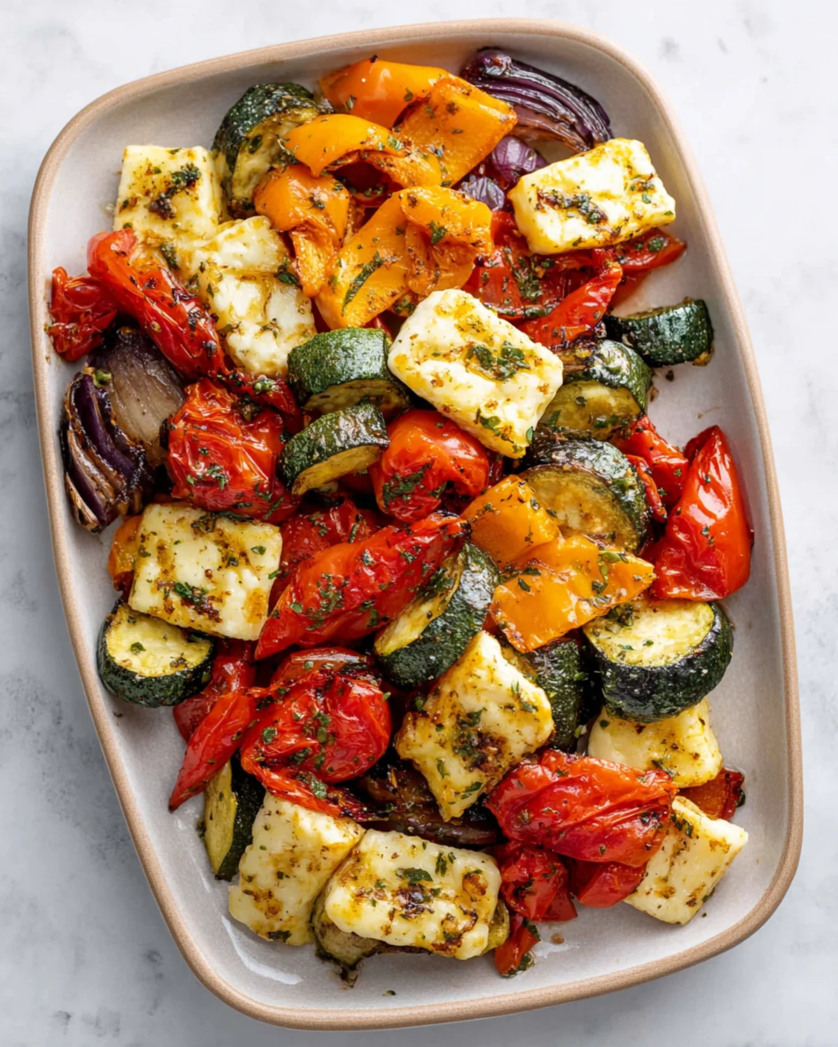 Roasted Mediterranean Vegetables and Halloumi - Image 3