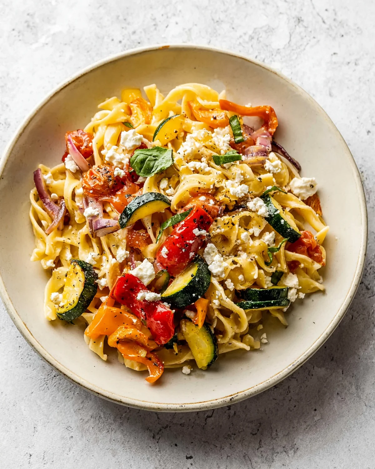 Roasted Veggie Pasta with Feta - Image 3