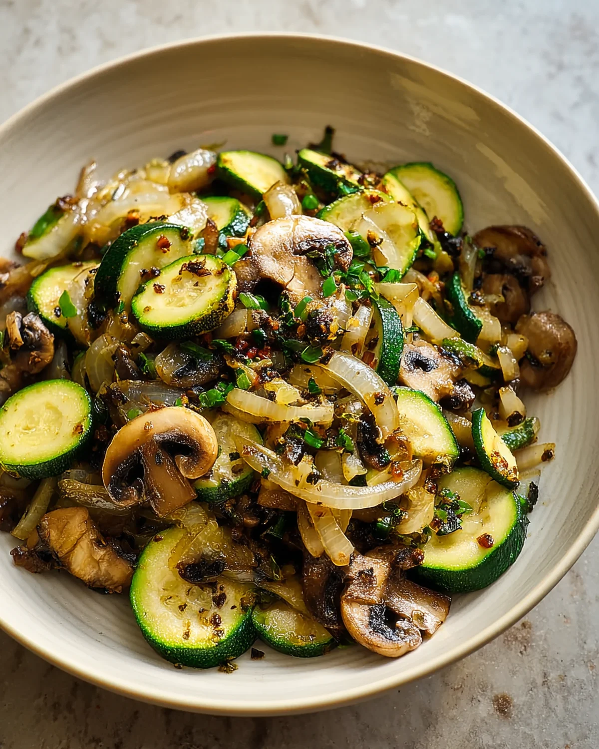 Sauteed Zucchini Mushrooms And Onions - Image 4