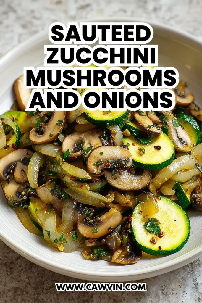 Sauteed Zucchini Mushrooms And Onions - Easy Peasy Recipes