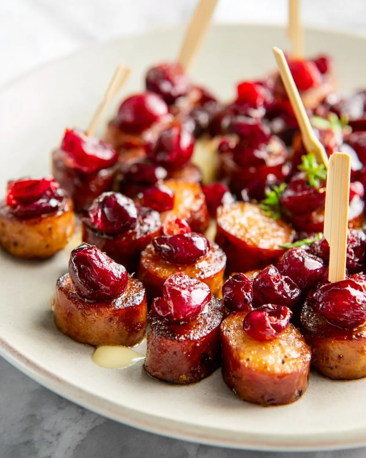Sheet Pan Smoked Sausage Cranberry Bites - Image 2