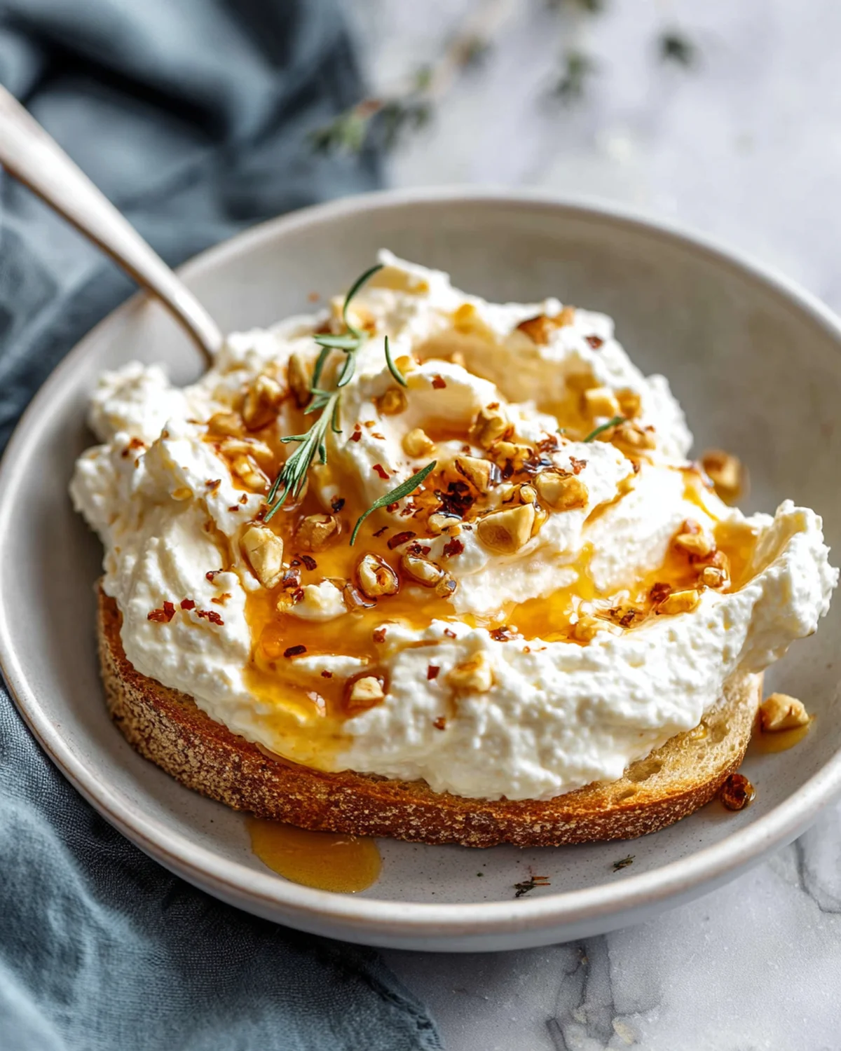 Spicy Ricotta Dip with Hot Honey - Image 3