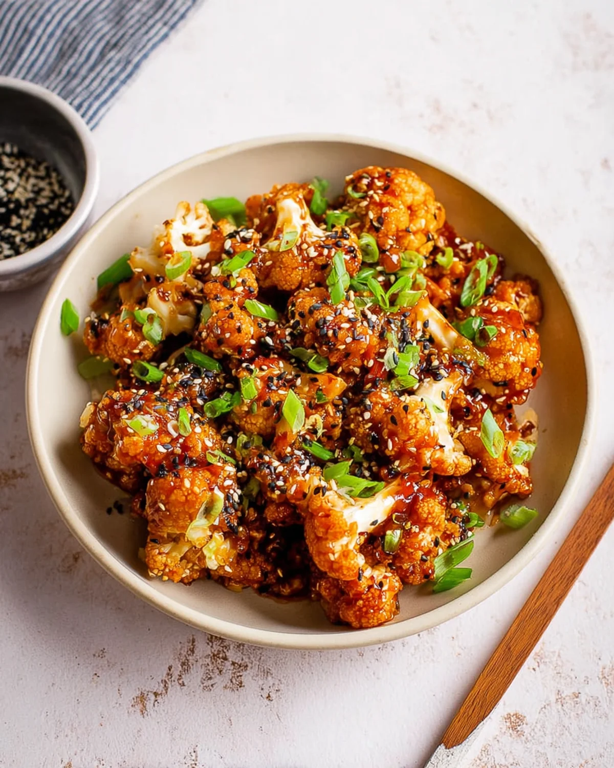 Sticky Sesame Cauliflower - Image 4