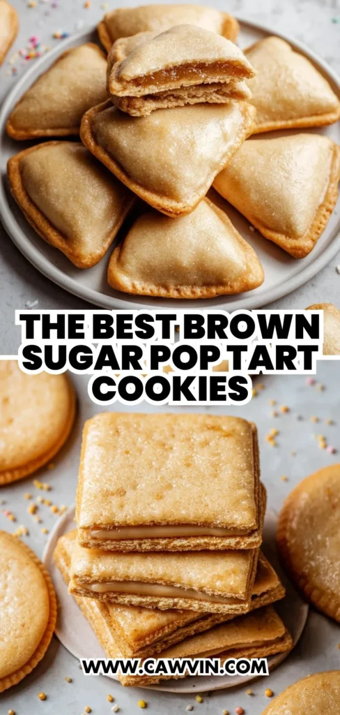 The Best Brown Sugar Pop Tart Cookies 2 1 - Easy Peasy Recipes