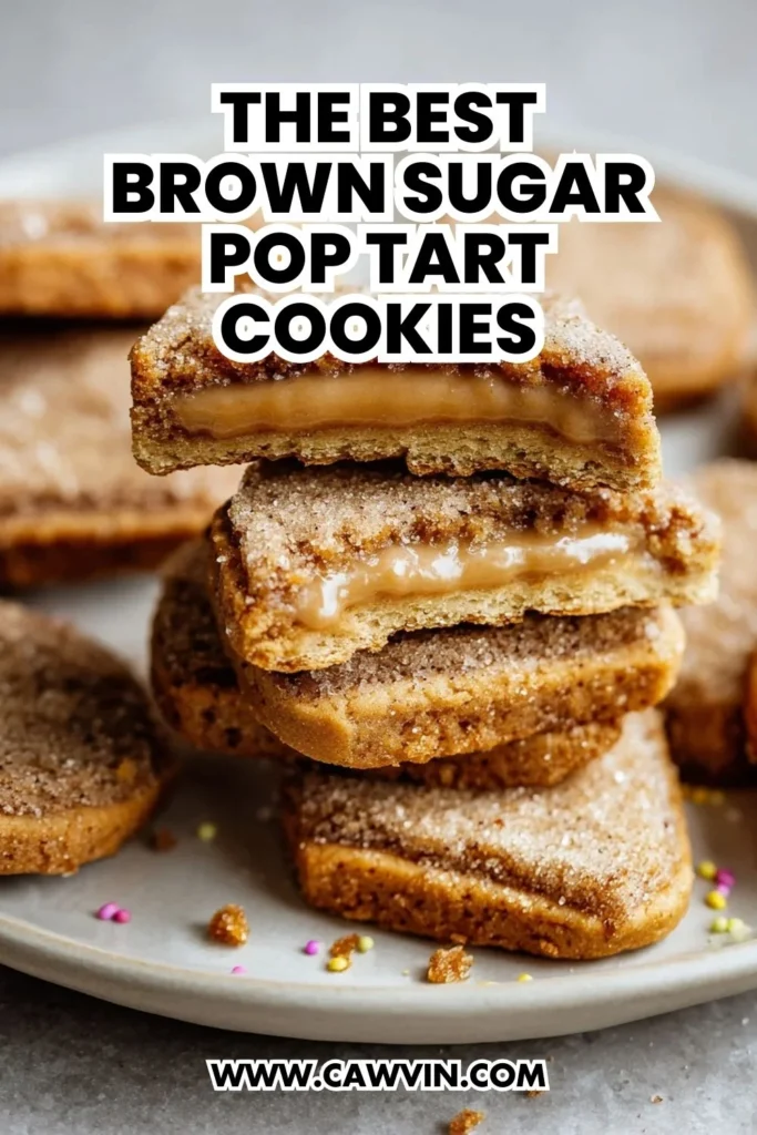The Best Brown Sugar Pop Tart Cookies - Easy Peasy Recipes