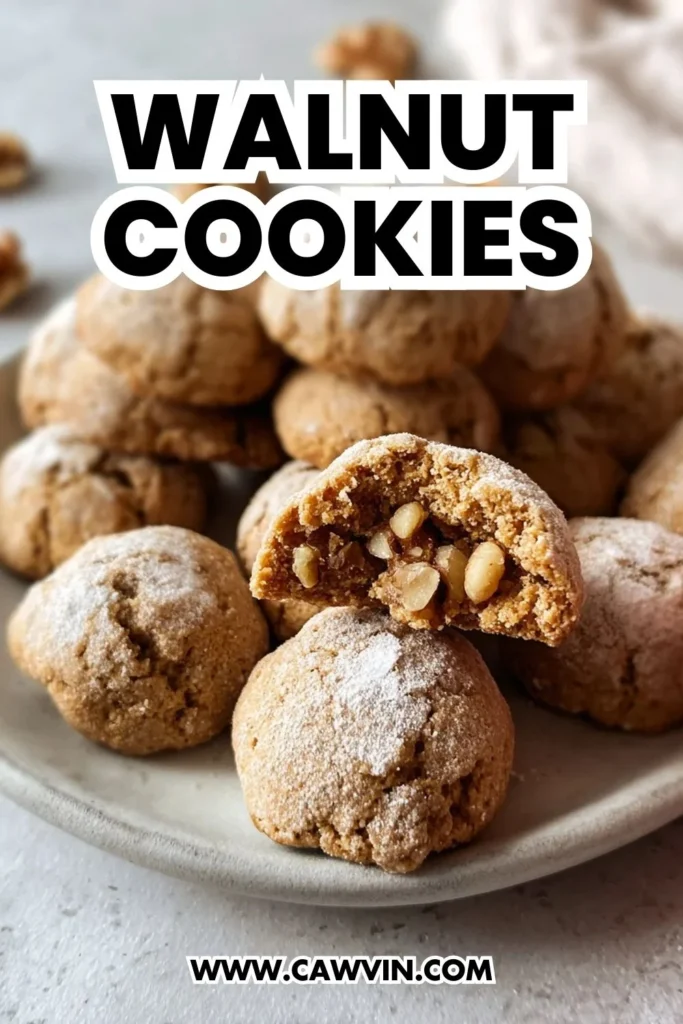 Walnut Cookies - Easy Peasy Recipes