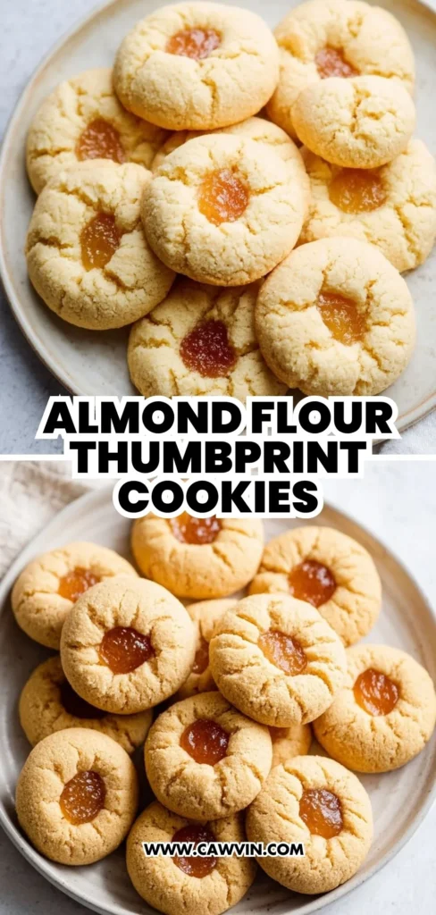 Almond Flour Thumbprint Cookies 2 1 - Easy Peasy Recipes