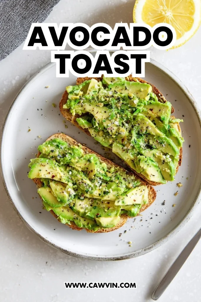 Avocado Toast - Easy Peasy Recipes