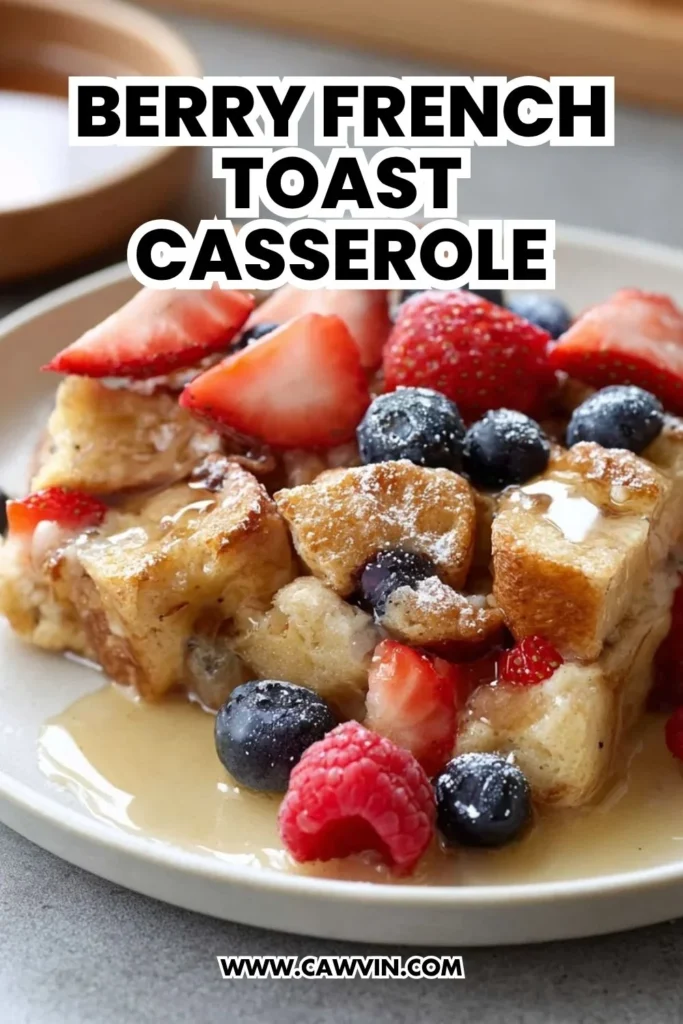 Berry French Toast Casserole - Easy Peasy Recipes