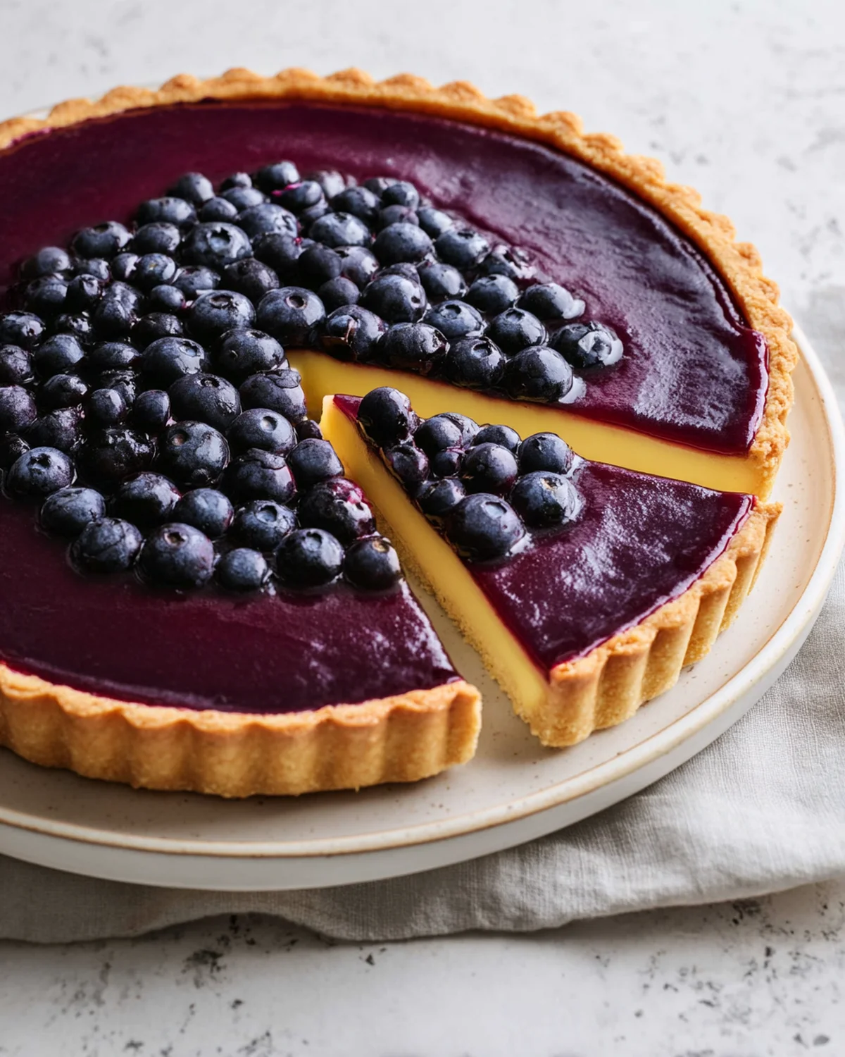 Blueberry Lemon Curd Tart - Image 4