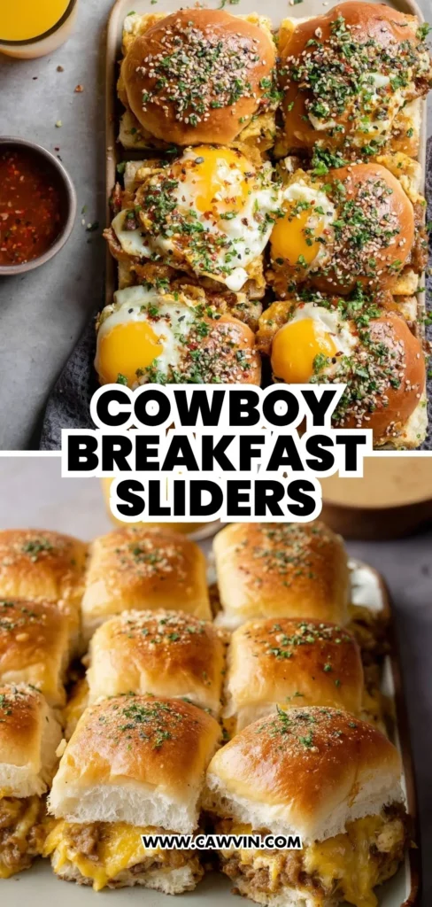 Cowboy Breakfast Sliders 2 1 - Easy Peasy Recipes