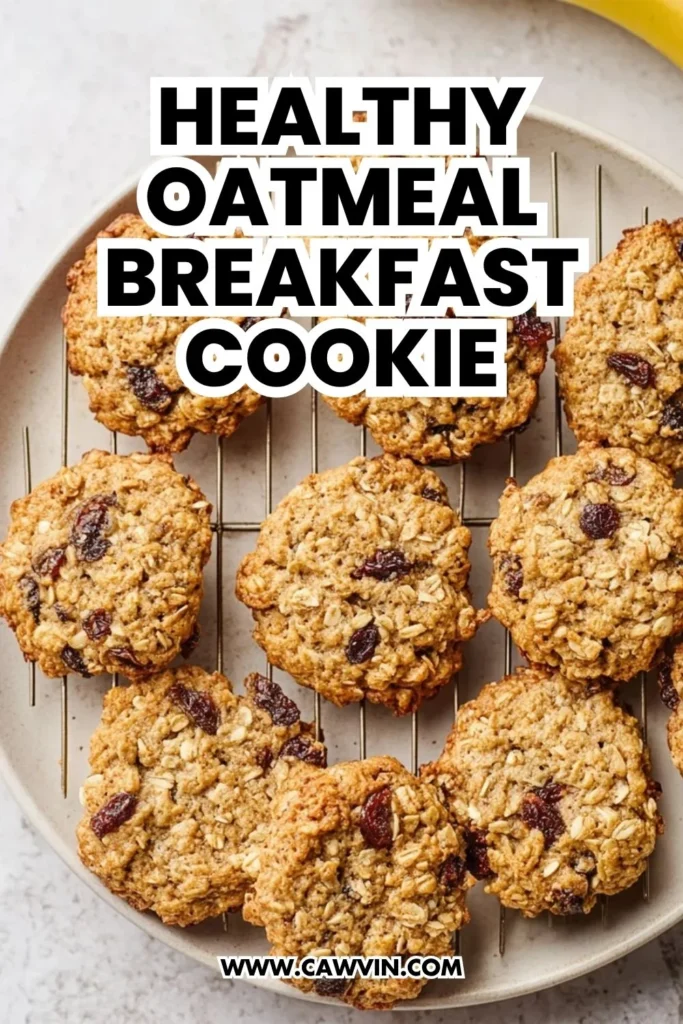 Healthy Oatmeal Breakfast Cookie - Easy Peasy Recipes