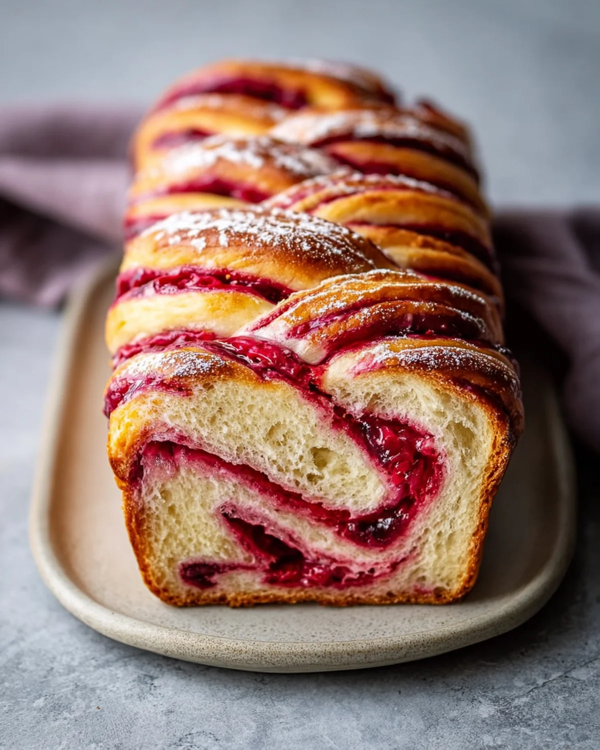 Raspberry Swirl Brioche Loaf Recipe - Image 4