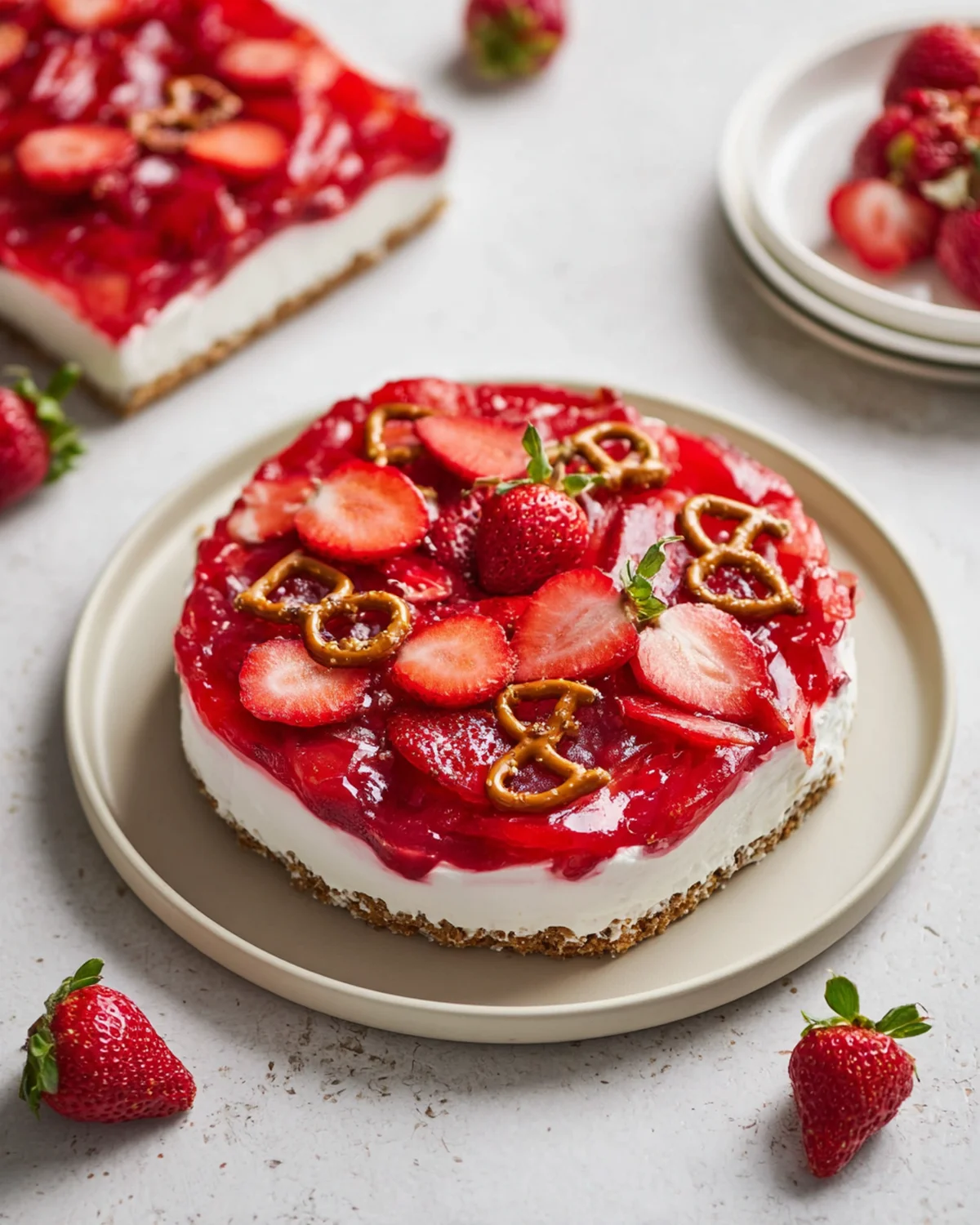 Strawberry Pretzel Salad - Image 4